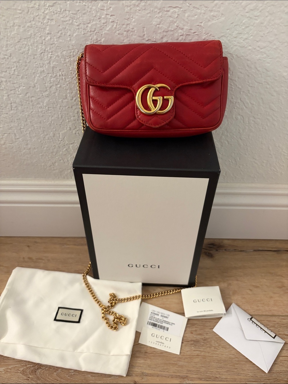 Gucci Marmont super mini bag
